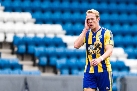 Eskilsminnes Marcus Andersson deppar