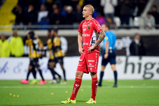 Elfsborgs Sebastian Holmén deppar