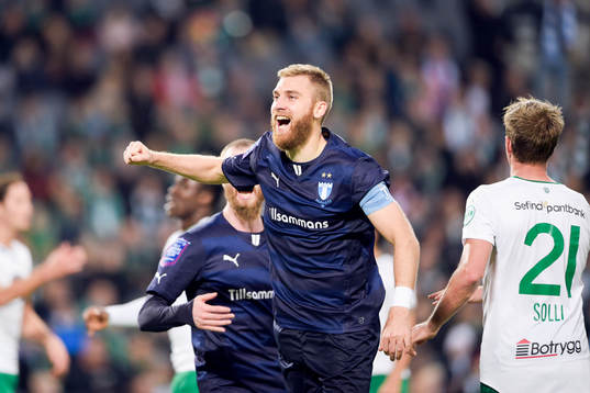 Malmös Rasmus Bengtsson jublar