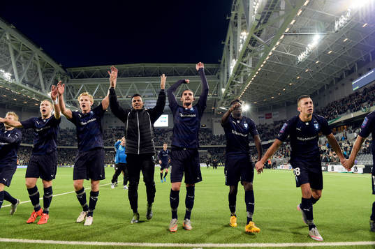 Malmösspelare jublar
