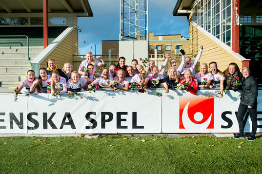 Rosengårds spelare firar