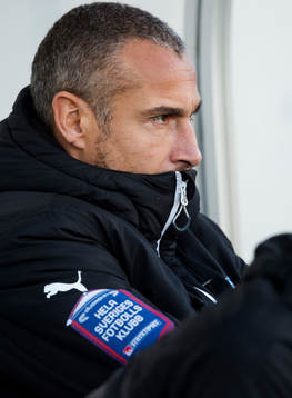 Helsingborgs tränare Henrik Larsson