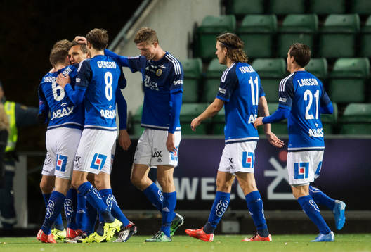 Sundsvalls Rúnar Már Sigurjónsson, Sheptim Hasani, Lars