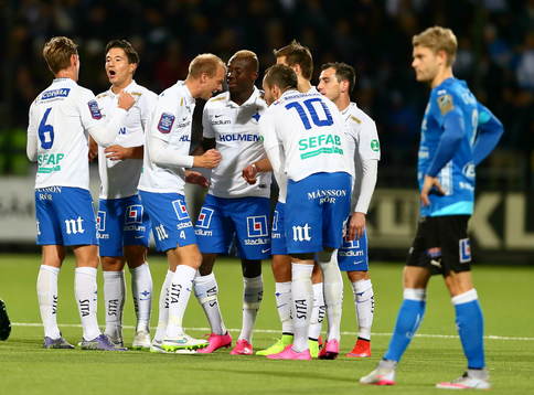 Norrköping firar 1-0-målet