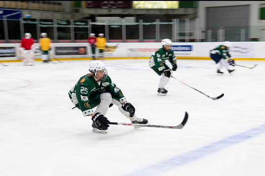 Anton Humblei Tingsryds U16 lag instrueras av sin tränare