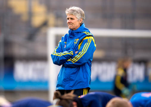 Sveriges förbundskapten Pia Sundhage