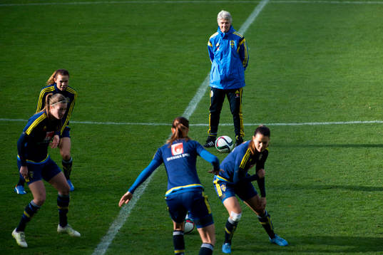 Sveriges förbundskapten Pia Sundhage