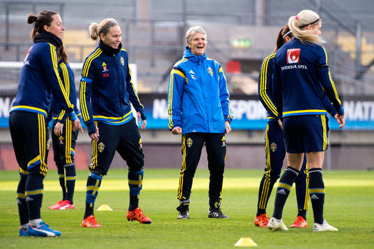 Sveriges förbundskapten Pia Sundhage