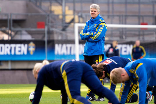 Sveriges förbundskapten Pia Sundhage