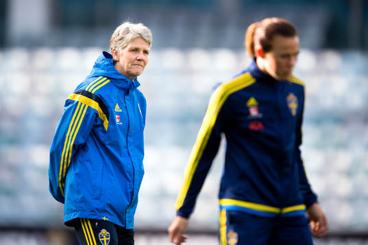 Sveriges förbundskapten Pia Sundhage