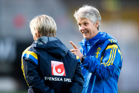 Sveriges förbundskapten Pia Sundhage