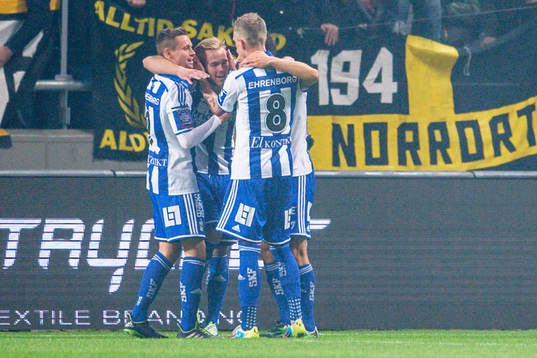 IFK Göteborgs Gustav Engvall firar