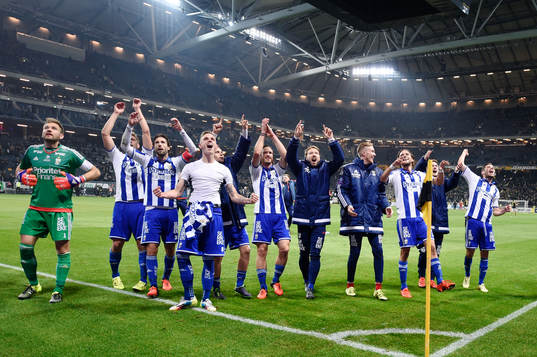 under fotbollsmatchen i Allsvenskan mellan AIK och IFK