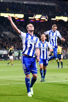 IFK Göteborgs Gustav Engvall jublar