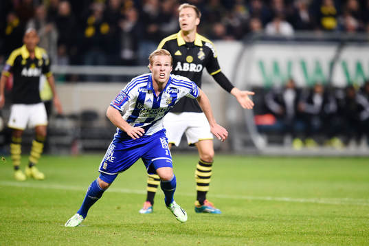 IFK Göteborgs Gustav Engvall jublar