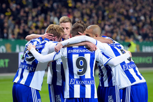 IFK Göteborgs Gustav Engvall firar