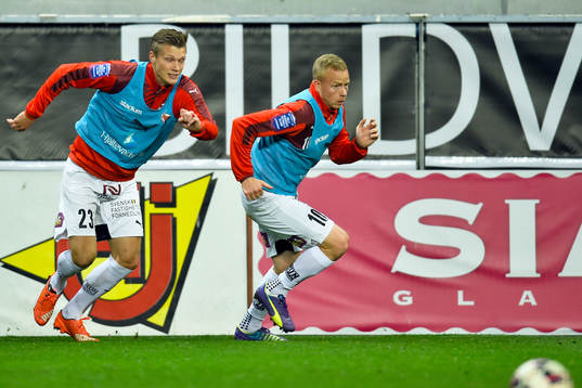 Kalmars Viktor Elm och Tobias Eriksson