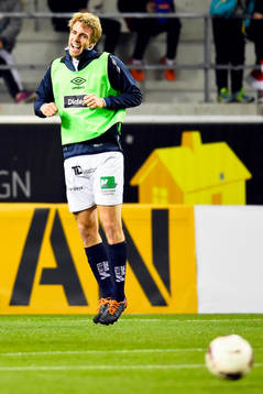 Gefles Johan Oremo värmer upp