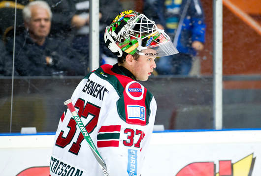 Frölundas målvakt Johan Gustafsson