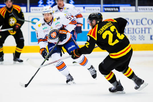 Växjös Joey Crabb och Brynäs Jörgen Sundqvist