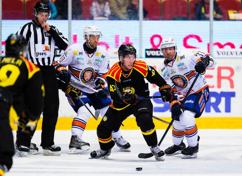 Brynäs Greg Scott och Växjös Adam Burish