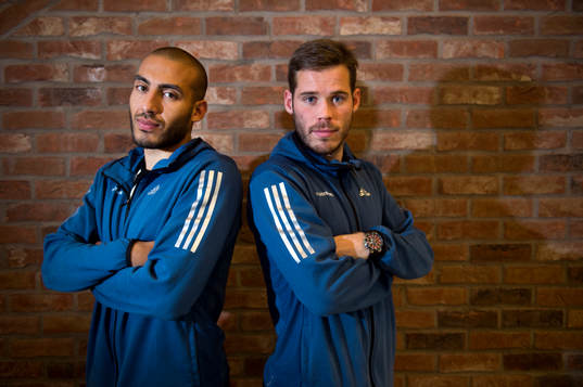 IFK Göteborgs Haitam Aleesami och Emil Salomonsson