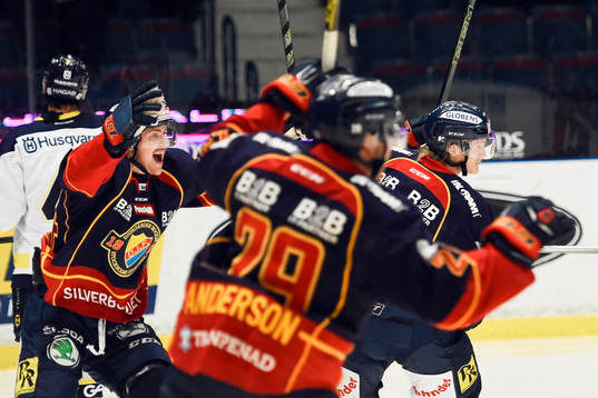 Djurgårdens Daniel Brodin jublar