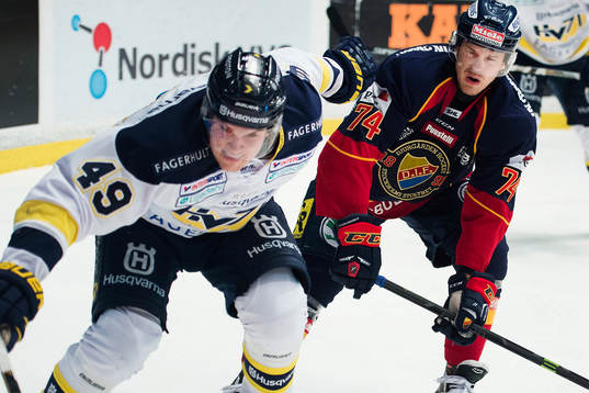 s Axel Eidstedt och Djurgårdens Tobias Hage