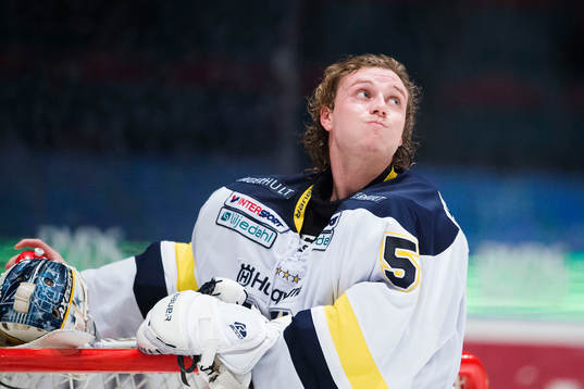 s målvakt Fredrik Pettersson-Wentzel deppar