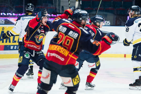 Djurgårdens Daniel Brodin jublar