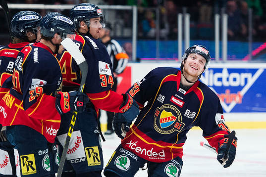 Djurgårdens spelare jublar