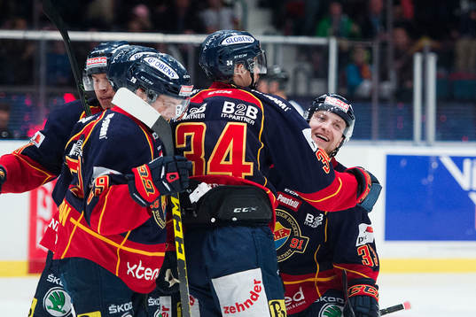 Djurgårdens spelare jublar
