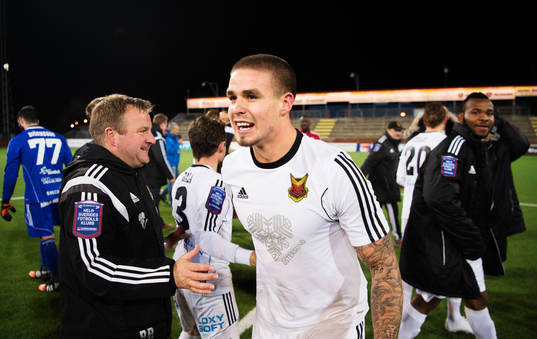 Östersunds assisterande tränare Billy Reid och Douglas