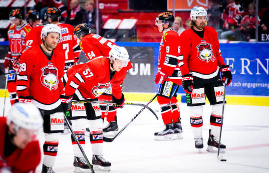 Malmö Redhawks Eric Himelfarb och Stefan Warg