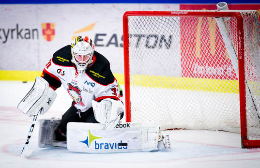 Malmö Redhawks målvakt Jonas Gunnarsson