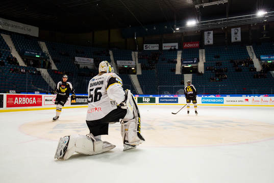 Västerås målvakt Marcus Dahlbom