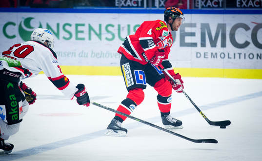 Örebros Johan Adolfsson och Malmö Redhawks Henrik Hetta