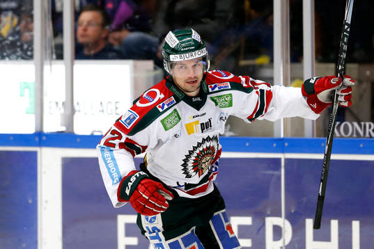 Frölundas Patrik Carlsson jublar