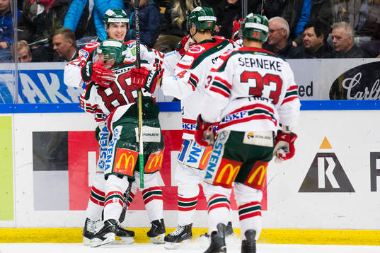 Frölundas Johan Sundström, Andreas Johnson, Jacob Larsson
