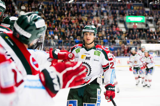 Frölundas Johan Sundström jublar
