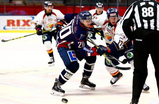 Linköpings Nick Sörensen och Djurgårdens Henrik Eriksson