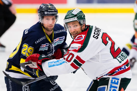 s Chris Abbott och Frölundas Joel Lundqvist