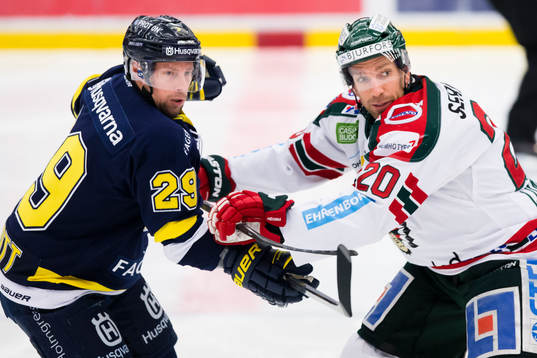 s Chris Abbott och Frölundas Joel Lundqvist