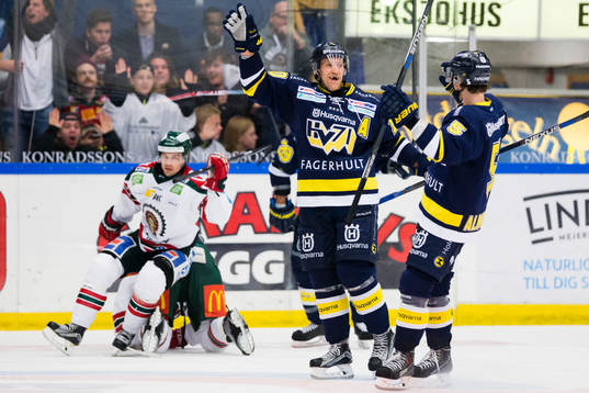 s Martin Thörnberg och Adam Almquist jublar