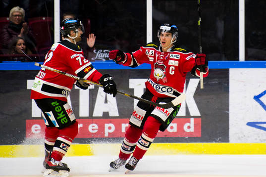 Malmö Redhawks Henrik Hetta jublar