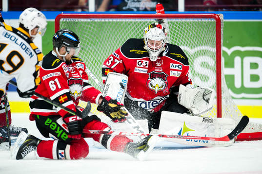 Malmö Redhawks målvakt Jonas Gunnarsson