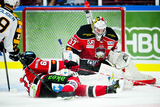 Malmö Redhawks målvakt Jonas Gunnarsson