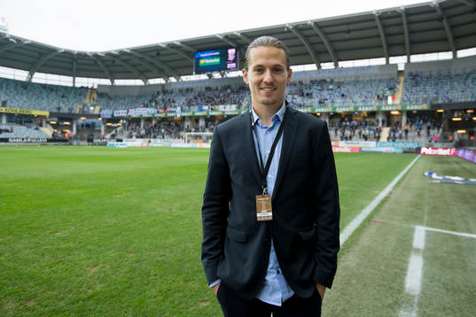 Tidigare IFK Göteborg spelaren Lasse Vibe på plats