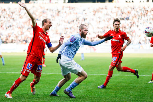 Norrköpings Andreas Johansson och Malmös Jo Inge Berget
