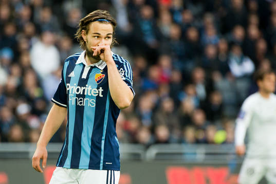 Djurgårdens Kevin Walker deppar